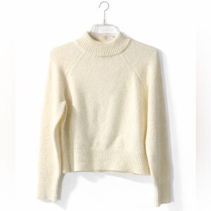 ✨ Double Zero Mock Neck Oversized Sweater – Spicy Small